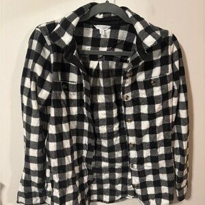 Time and Tru FleecePlaid Shirt